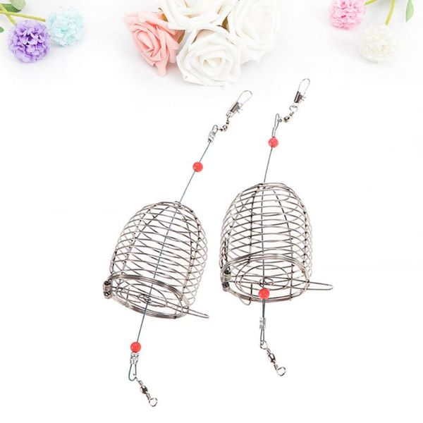 fishing accessories 2 pcs 6cm stainless steel bait cage lure trap basket feeder holder tackle - size (red)
fishing accessories 2 pcs 6cm stainless steel bait cage lure trap basket feeder holder tackle - size (red)
