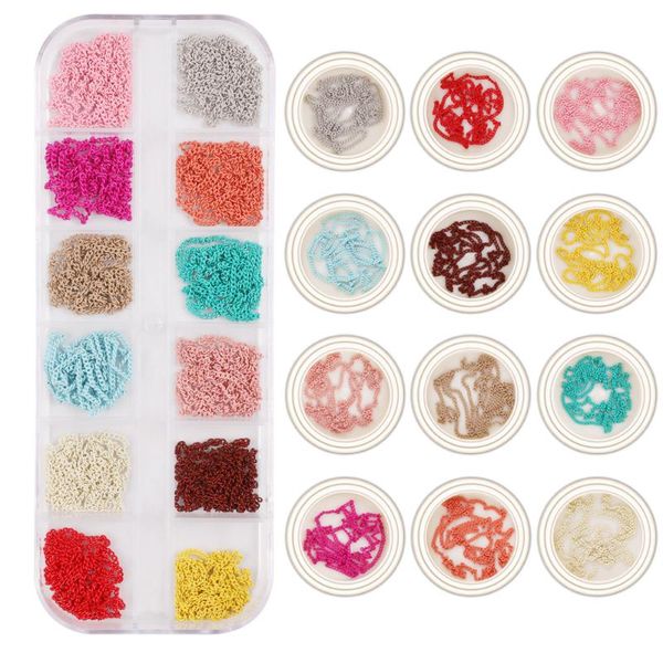 nail art decorations 13pc/lot 3d metal decoration gold chain line multi-color diy decoratio, Silver;gold
nail art decorations 13pc/lot 3d metal decoration gold chain line multi-color diy decoratio, Silver;gold