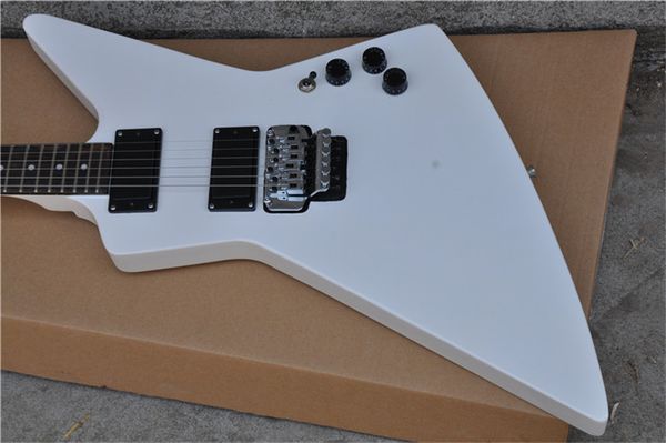 factory direct explore electric guitar cream white version finger inlay rosewood fingerboard black hardware
factory direct explore electric guitar cream white version finger inlay rosewood fingerboard black hardware