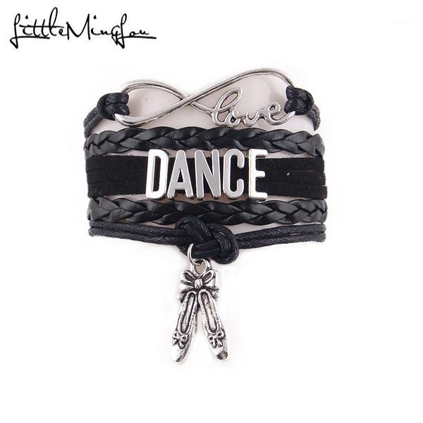 charm bracelets little minglou infinity love dance mom bracelet shoes leather wrap & bangles for women jewelry1, Golden;silver
charm bracelets little minglou infinity love dance mom bracelet shoes leather wrap & bangles for women jewelry1, Golden;silver