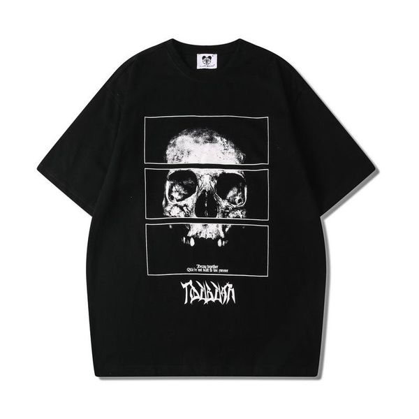 men's t-shirts hip hop skull print punk t shirt men clothing round neck black short sleeve oversize tshirts women 2021 summer poleras m, White;black
men's t-shirts hip hop skull print punk t shirt men clothing round neck black short sleeve oversize tshirts women 2021 summer poleras m, White;black