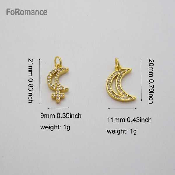 pendant necklaces foromance woman man yellow gold gp 18" water wave chain & full cz stons moon cute shaped 2 styles can be chosen, Silver
pendant necklaces foromance woman man yellow gold gp 18" water wave chain & full cz stons moon cute shaped 2 styles can be chosen, Silver