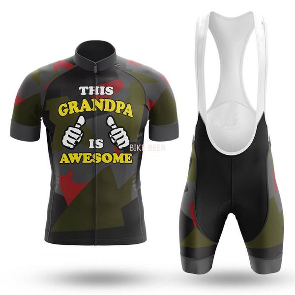 racing sets 2021 awesome grandpa 100% polyester cycling jerseys set summer quick-dry bike wear maillot ropa ciclismo, Black;blue
racing sets 2021 awesome grandpa 100% polyester cycling jerseys set summer quick-dry bike wear maillot ropa ciclismo, Black;blue