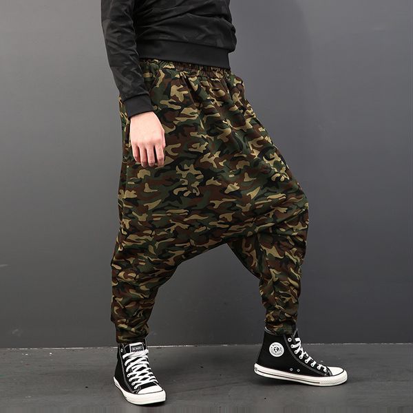 men camouflage cross-pants mens baggy harem pants male hiphop joggers trousers man streetwear wide legs pants m-3xl, Black
men camouflage cross-pants mens baggy harem pants male hiphop joggers trousers man streetwear wide legs pants m-3xl, Black