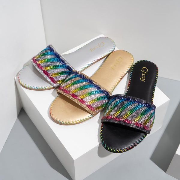 rhinestone luxury slippers women flat casual shoes lady slide summer flip flops beach sandal slipper big size 42, Black
rhinestone luxury slippers women flat casual shoes lady slide summer flip flops beach sandal slipper big size 42, Black