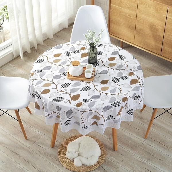 table cloth pvc waterproof and oil-proof round plastic dining room disposable anti-scalding large tablecloth
table cloth pvc waterproof and oil-proof round plastic dining room disposable anti-scalding large tablecloth