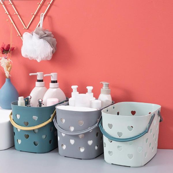 simple hollow out multi-functional plastic portable toys receive fruit basket bathroom storage pure color with handle baskets
simple hollow out multi-functional plastic portable toys receive fruit basket bathroom storage pure color with handle baskets