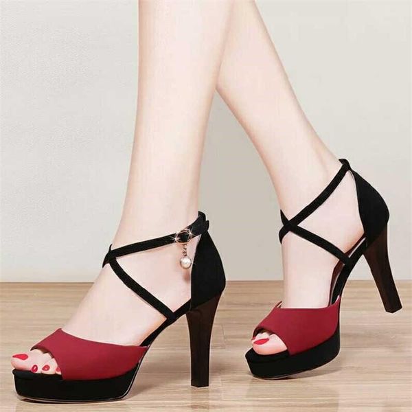 sandals 2021 fashion summer woman platform women ladies shoes fish mouth fine heel high-heeled size 34-40, Black
sandals 2021 fashion summer woman platform women ladies shoes fish mouth fine heel high-heeled size 34-40, Black