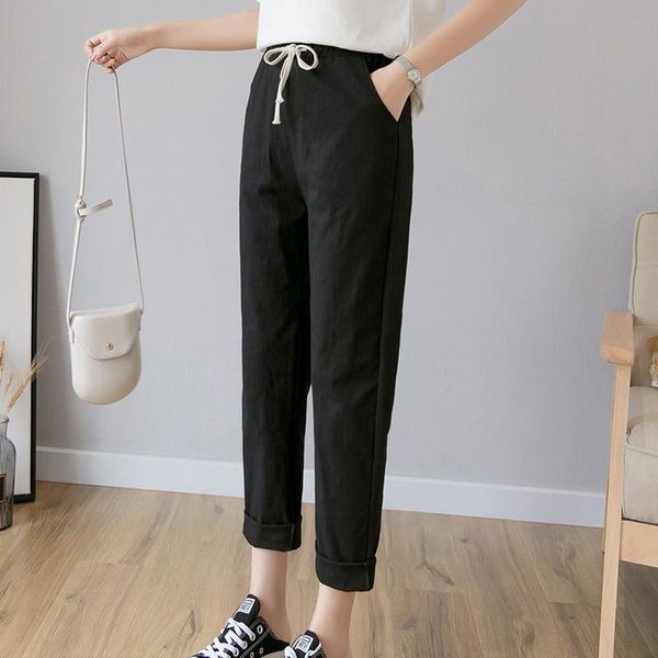 women's pants & capris women spring summer 2021 style fashion candy colors casual slim thin large size female harem nzyd167a, Black;white
women's pants & capris women spring summer 2021 style fashion candy colors casual slim thin large size female harem nzyd167a, Black;white