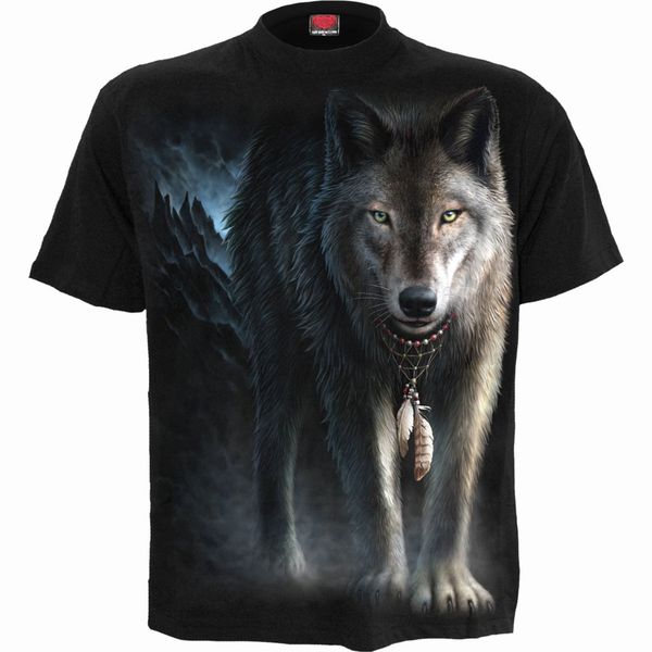 lone wolf pattern men's 3d printed t-shirt visual impact party streetwear punk gothic round neck american muscle style short sleeve, White;black
lone wolf pattern men's 3d printed t-shirt visual impact party streetwear punk gothic round neck american muscle style short sleeve, White;black