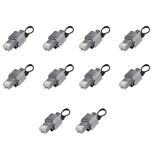 zinc alloy shield 8p8c rj45 connector compatible with cat6/cat6a/cat7/cat8 termination plug for ethernet cable,10 pack storage boxes & bins
zinc alloy shield 8p8c rj45 connector compatible with cat6/cat6a/cat7/cat8 termination plug for ethernet cable,10 pack storage boxes & bins
