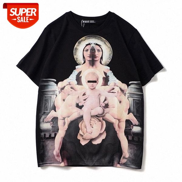 t shirt summer european and american fashion brand 3d hd virgin baby short-sleeved t-shirt loose men's women's shirts couples cott, White;black
t shirt summer european and american fashion brand 3d hd virgin baby short-sleeved t-shirt loose men's women's shirts couples cott, White;black