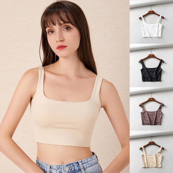 women's tanks & camis women tank skinny square collar fashion 2021 sleeveless solid color backless female short, White
women's tanks & camis women tank skinny square collar fashion 2021 sleeveless solid color backless female short, White