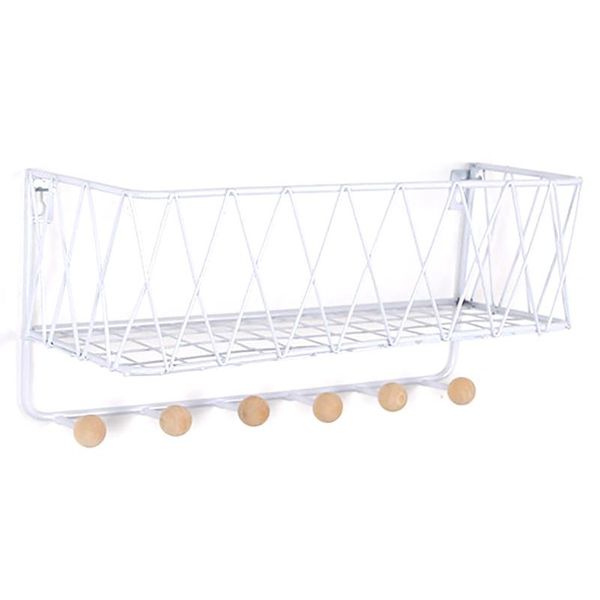 hooks & rails wall hanging storage rack hollowed out wrought iron living room with no drilling large capacity home sundries key holder
hooks & rails wall hanging storage rack hollowed out wrought iron living room with no drilling large capacity home sundries key holder