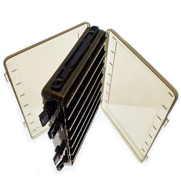 ocean fishing tackle box double sided portable organization case for artificial baits lure outdoor tools accessories 
ocean fishing tackle box double sided portable organization case for artificial baits lure outdoor tools accessories