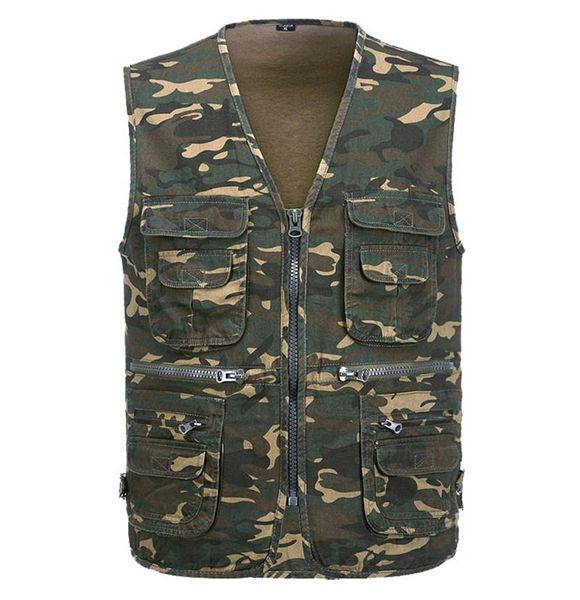 men's vests spring autumn multi-functional pocket camouflage vest men sleeveless casual cotton jackets male camo waistcoat clothing, Black;white
men's vests spring autumn multi-functional pocket camouflage vest men sleeveless casual cotton jackets male camo waistcoat clothing, Black;white