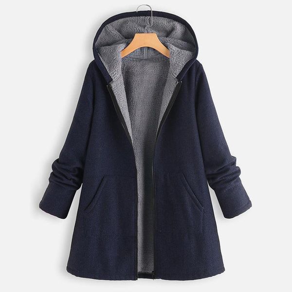 women's jackets autumn winter hooded womens casual solid warm hoodie coat long sleeve zipper jacket with pocket streetwear outwear, Black;brown
women's jackets autumn winter hooded womens casual solid warm hoodie coat long sleeve zipper jacket with pocket streetwear outwear, Black;brown