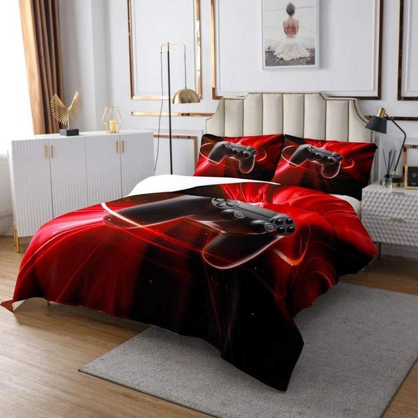 bedding sets red and black sci-fi style game suit bedroom video controller quilt cover teenager modern
bedding sets red and black sci-fi style game suit bedroom video controller quilt cover teenager modern
