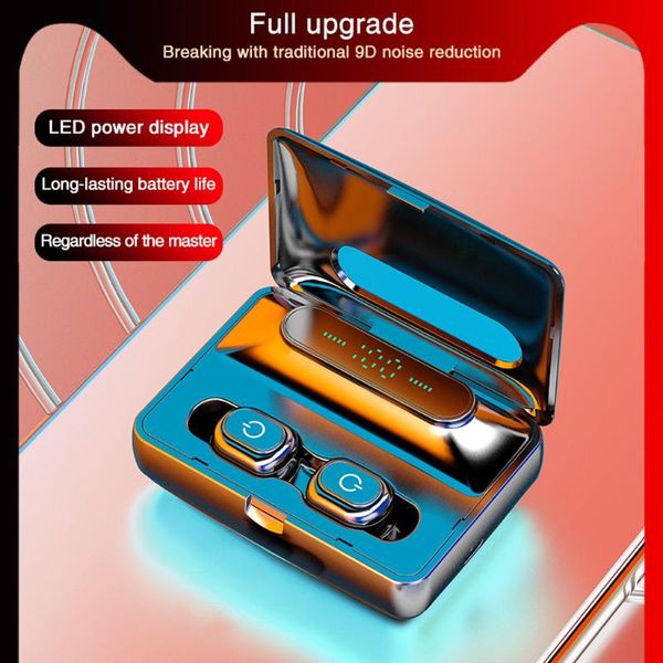 upgraded version 9d hi-fi three led digital display v5.0 wireless headset compact and lightweight automatic pairing3.8 cell phone earphones
upgraded version 9d hi-fi three led digital display v5.0 wireless headset compact and lightweight automatic pairing3.8 cell phone earphones