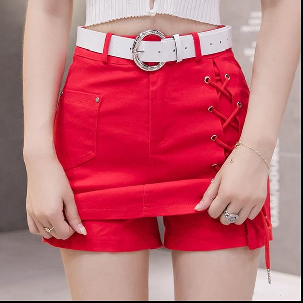 bandage denim summer high waist women skirts chic belt jean mini cotton red harajuku streetwear faldas mujer moda, Black
bandage denim summer high waist women skirts chic belt jean mini cotton red harajuku streetwear faldas mujer moda, Black
