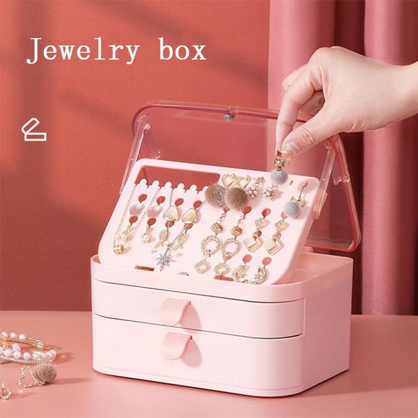 jewelry pouches, bags multifunctional fashion double layer box storage necklaces earrings rings display holder case large capacity, Pink;blue
jewelry pouches, bags multifunctional fashion double layer box storage necklaces earrings rings display holder case large capacity, Pink;blue