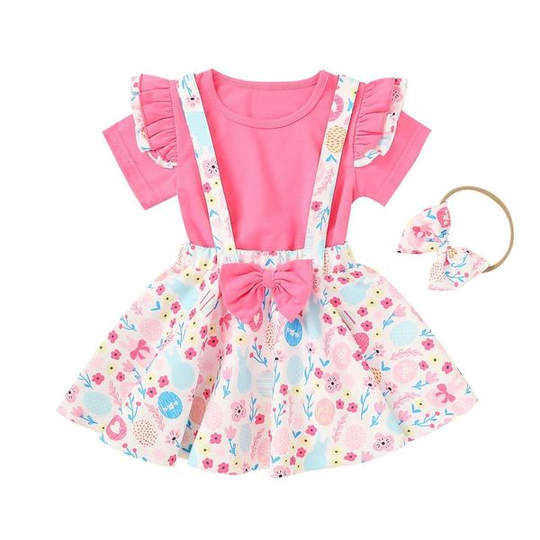 clothing sets 3pcs toddler kids baby girls clothes short sleeve solid color t shirt +easter eggs floral bow suspender skirts+headbands s, White
clothing sets 3pcs toddler kids baby girls clothes short sleeve solid color t shirt +easter eggs floral bow suspender skirts+headbands s, White