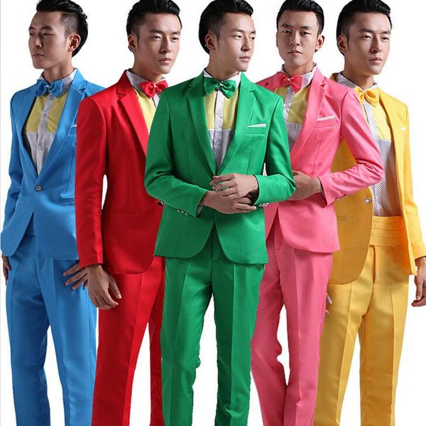 men's suits & blazers pants suit men 2021 long-sleeved hosted theatrical tuxedos for wedding prom red yellow blue and green m xl, White;black
men's suits & blazers pants suit men 2021 long-sleeved hosted theatrical tuxedos for wedding prom red yellow blue and green m xl, White;black