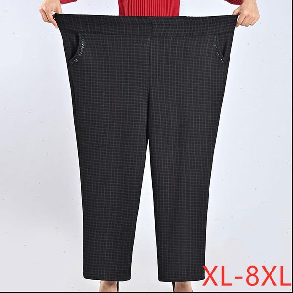 spring autumn middle aged trousers womens pants stretch high waist plus size 8xl winter warm female straight j64, Black;white
spring autumn middle aged trousers womens pants stretch high waist plus size 8xl winter warm female straight j64, Black;white