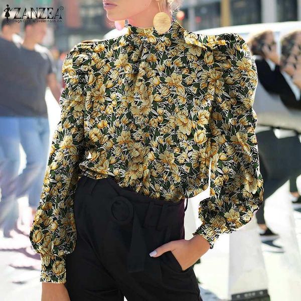 women's blouses & shirts 2022 elegant oneck chemise femme floral printed smocking office shirt blouse women baggy long sleeve bl, White
women's blouses & shirts 2022 elegant oneck chemise femme floral printed smocking office shirt blouse women baggy long sleeve bl, White