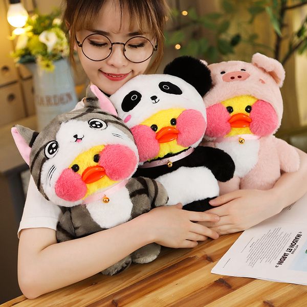 30cm kawaii lalafanfan duck plush toy stuffed animals yellow duck turn into totoro unicorn pig panda toys for girls kids gift
30cm kawaii lalafanfan duck plush toy stuffed animals yellow duck turn into totoro unicorn pig panda toys for girls kids gift