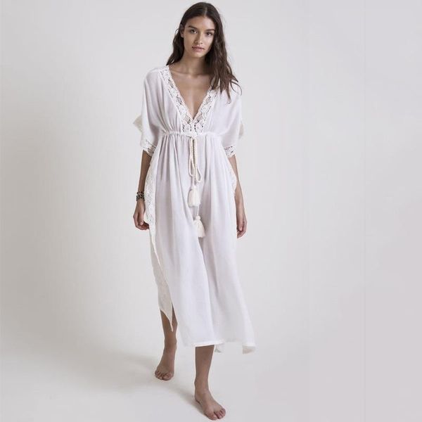 women beach cover ups sun plus size swimwear up dress tunic swimsuits playa trendy sukienki na plaze summer kaftan bathing suit women's, White;black
women beach cover ups sun plus size swimwear up dress tunic swimsuits playa trendy sukienki na plaze summer kaftan bathing suit women's, White;black
