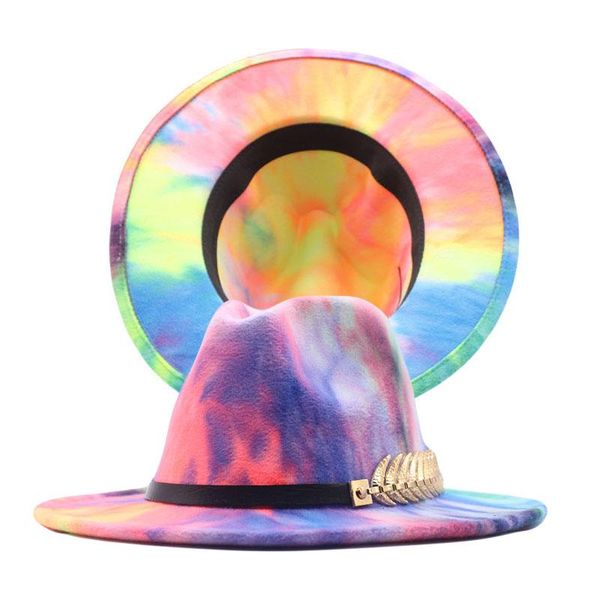 wide brim hats tie-dye simple metal fishbone hat panama solid felt fedoras for men women artificial wool blend jazz cap, Blue;gray
wide brim hats tie-dye simple metal fishbone hat panama solid felt fedoras for men women artificial wool blend jazz cap, Blue;gray