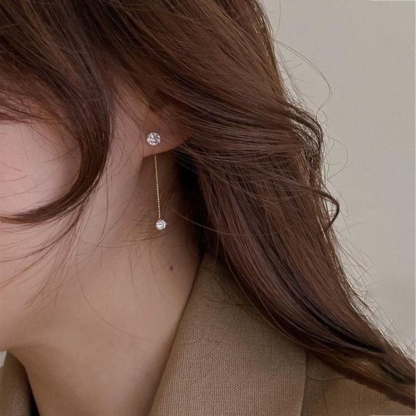 dangle & chandelier simple zircon long earrings for women girls gold color earring 2021 korean boucle oreille femme jewelry, Silver
dangle & chandelier simple zircon long earrings for women girls gold color earring 2021 korean boucle oreille femme jewelry, Silver