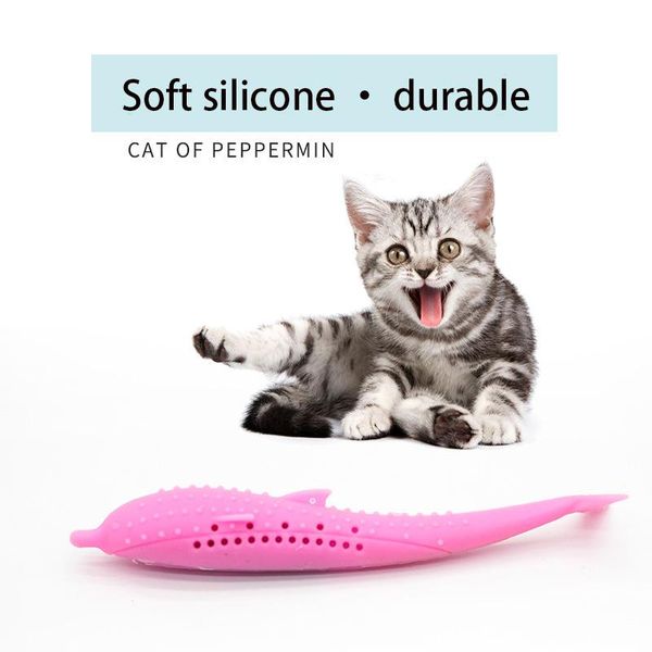 fish-shaped soft silicone mint toothbrush pet cat toys fish interactive supplies for catnip cleaning teeth dog chew
fish-shaped soft silicone mint toothbrush pet cat toys fish interactive supplies for catnip cleaning teeth dog chew