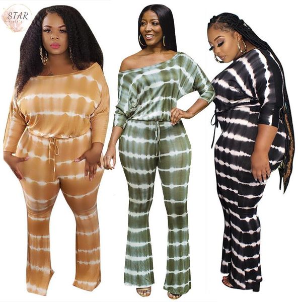 plus size xl-5xl jumpsuit women 2021 striped loose with sashes flared romper one piece bodysuit traksuit wholesale drop women's jumpsui, Black;white
plus size xl-5xl jumpsuit women 2021 striped loose with sashes flared romper one piece bodysuit traksuit wholesale drop women's jumpsui, Black;white