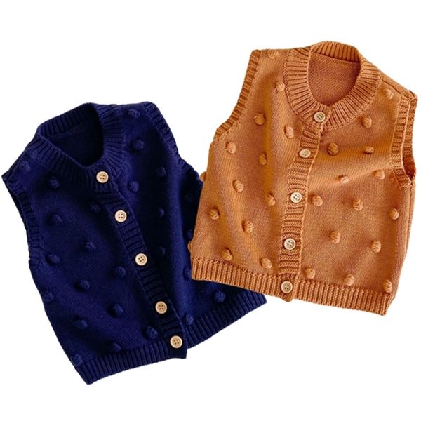 autumn knitted vests 0-3y baby boys girls vest coats kids polka dot sleeveless waistcoat toddler winter clothes 210417, Blue;gray
autumn knitted vests 0-3y baby boys girls vest coats kids polka dot sleeveless waistcoat toddler winter clothes 210417, Blue;gray