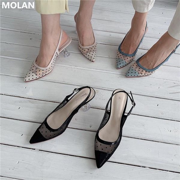 dress shoes molan brand designer 2021 summer fashion dot air mesh high heels shallow woman pumps pointed socofy ladies footwear, Black
dress shoes molan brand designer 2021 summer fashion dot air mesh high heels shallow woman pumps pointed socofy ladies footwear, Black