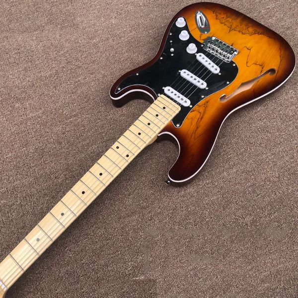 2021 new arrival semi hollow 6-string electric guitar,positive tone,quality assurance,portable,retro instrument
2021 new arrival semi hollow 6-string electric guitar,positive tone,quality assurance,portable,retro instrument