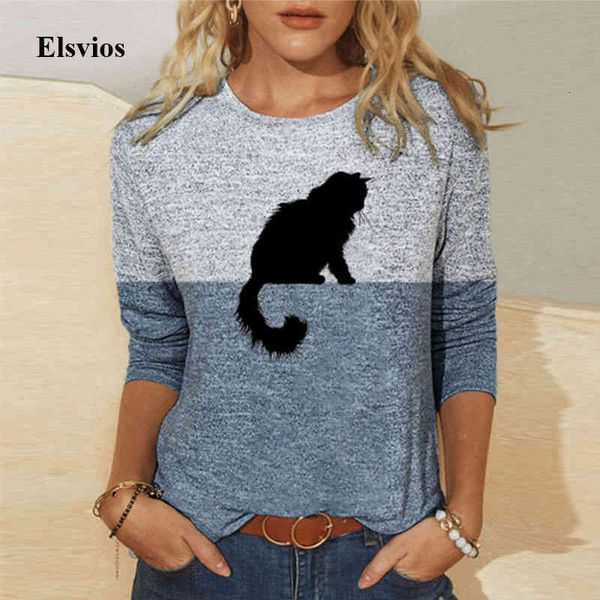women's jumpsuits & rompers casual black cat print women blouse shirt 2021 spring o-neck loose pullover elegant female long s, Black;white
women's jumpsuits & rompers casual black cat print women blouse shirt 2021 spring o-neck loose pullover elegant female long s, Black;white
