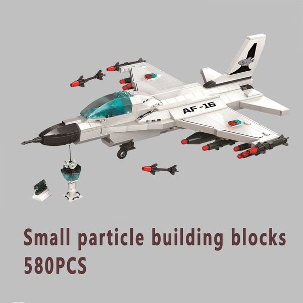 f16 aircraft model childrens educational toys with small particle building blocks 580pcs building hands-on block assembling toy
f16 aircraft model childrens educational toys with small particle building blocks 580pcs building hands-on block assembling toy