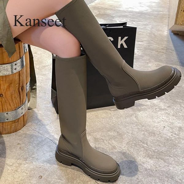 boots kanseet fashion long 2021 autumn winter round toe mid heel cow leather shoes chunky women knee high size 40, Black
boots kanseet fashion long 2021 autumn winter round toe mid heel cow leather shoes chunky women knee high size 40, Black