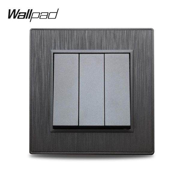 smart home control wallpad s6 black silver gold 3 gang 1 way 2 electic light power rocker switch brushed pc plastic imitating aluminum
smart home control wallpad s6 black silver gold 3 gang 1 way 2 electic light power rocker switch brushed pc plastic imitating aluminum