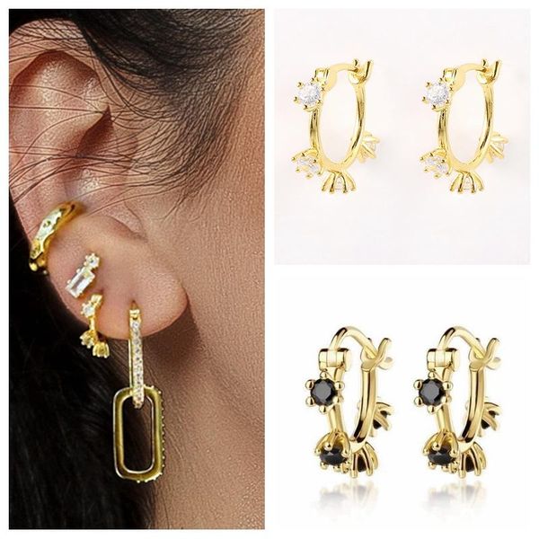 hoop & huggie canner geometric mini cz zircon earrings 925 silver europe and america sell for women pendientes plata, Golden;silver
hoop & huggie canner geometric mini cz zircon earrings 925 silver europe and america sell for women pendientes plata, Golden;silver