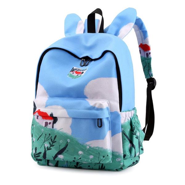 backpack personality printed literary female large capacity student schoolbag simple campus waterproof travel
backpack personality printed literary female large capacity student schoolbag simple campus waterproof travel