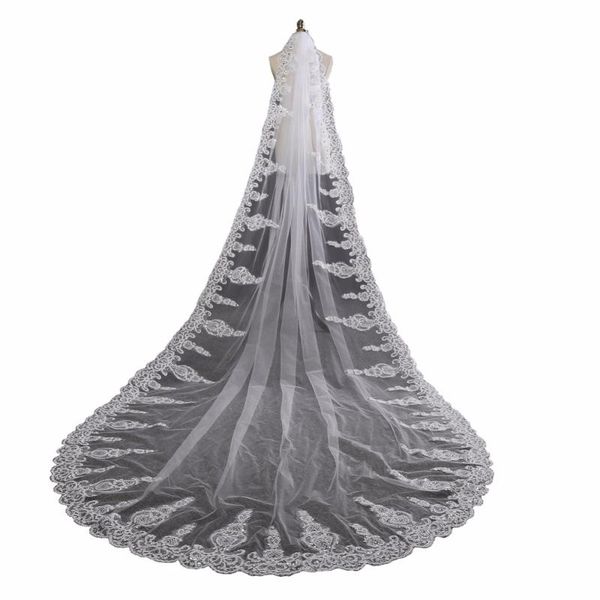 bridal veils zyllgf wedding veil crystal long cathedral lace beaded ivory accessory bl12, Black
bridal veils zyllgf wedding veil crystal long cathedral lace beaded ivory accessory bl12, Black