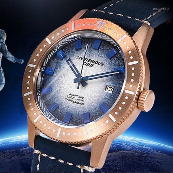 bronze watch men miyota 9015 automatic mechanical wristwatch sports 100m diver titanium sapphire crystal clock reloj hombre 2021 wristwatche, Slivery;brown
bronze watch men miyota 9015 automatic mechanical wristwatch sports 100m diver titanium sapphire crystal clock reloj hombre 2021 wristwatche, Slivery;brown