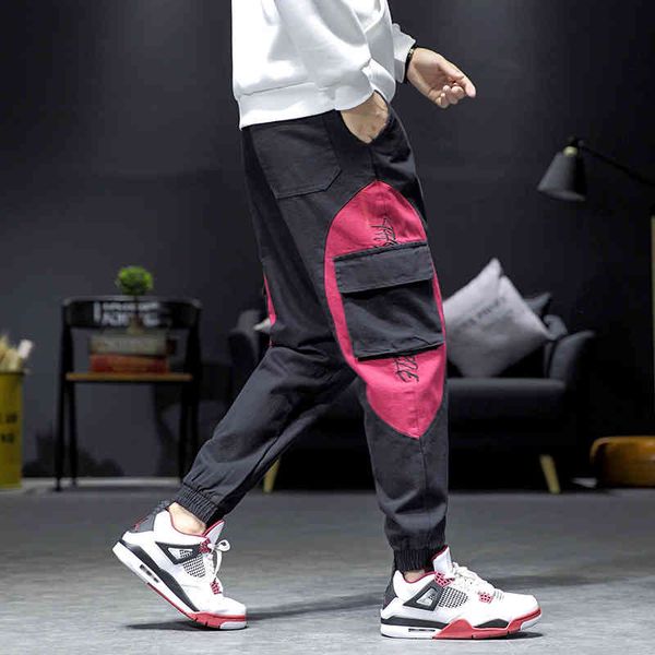 cargo pants hip hop pantalon homme street style cotton jogger male breeches abz461, Black
cargo pants hip hop pantalon homme street style cotton jogger male breeches abz461, Black