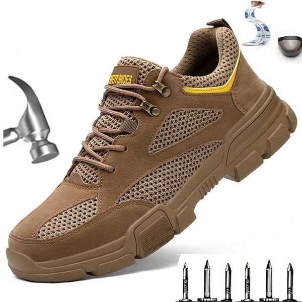 boots men's steel-toed work safety shoes casual breathable outdoor sports anti-puncture comfortable industrial, Black
boots men's steel-toed work safety shoes casual breathable outdoor sports anti-puncture comfortable industrial, Black