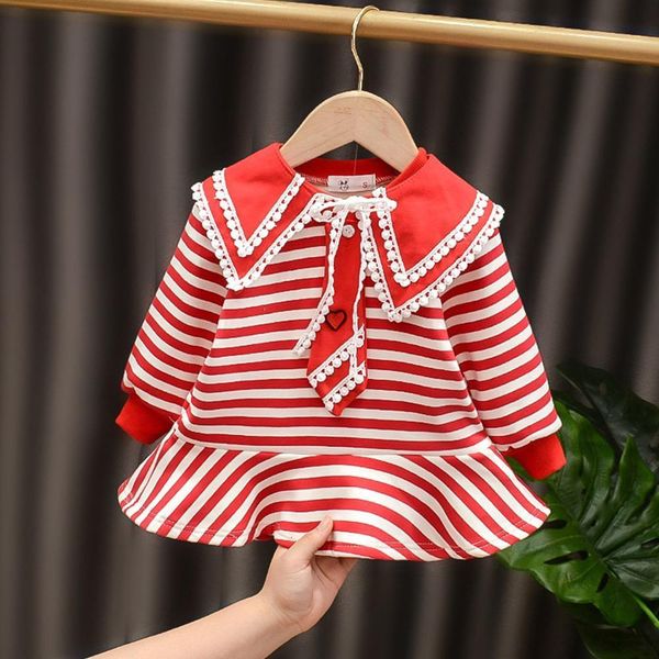 girl's dresses baby girl long sleeve dress striped plus velvet autumn winter infant clothing princess kids christmas costume 1023, Red;yellow
girl's dresses baby girl long sleeve dress striped plus velvet autumn winter infant clothing princess kids christmas costume 1023, Red;yellow