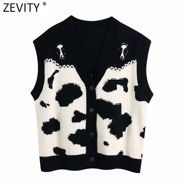women vintage animal pattern loose cardigan vest sweater ladies v neck sleeveless waistcoat chic pullovers sw700 210420, White
women vintage animal pattern loose cardigan vest sweater ladies v neck sleeveless waistcoat chic pullovers sw700 210420, White
